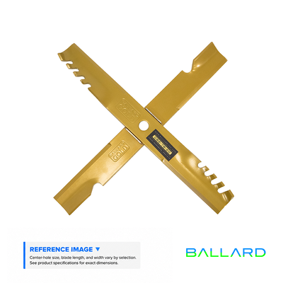 X-BLADE Dual Blade Kit: 16 5/8" Long, 1 1/8" Center Hole, 2.5" Wide (Three Blade System)